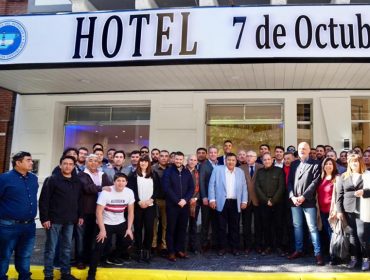 Ávila reinauguró el remozado Hotel del Gremio en Buenos Aires